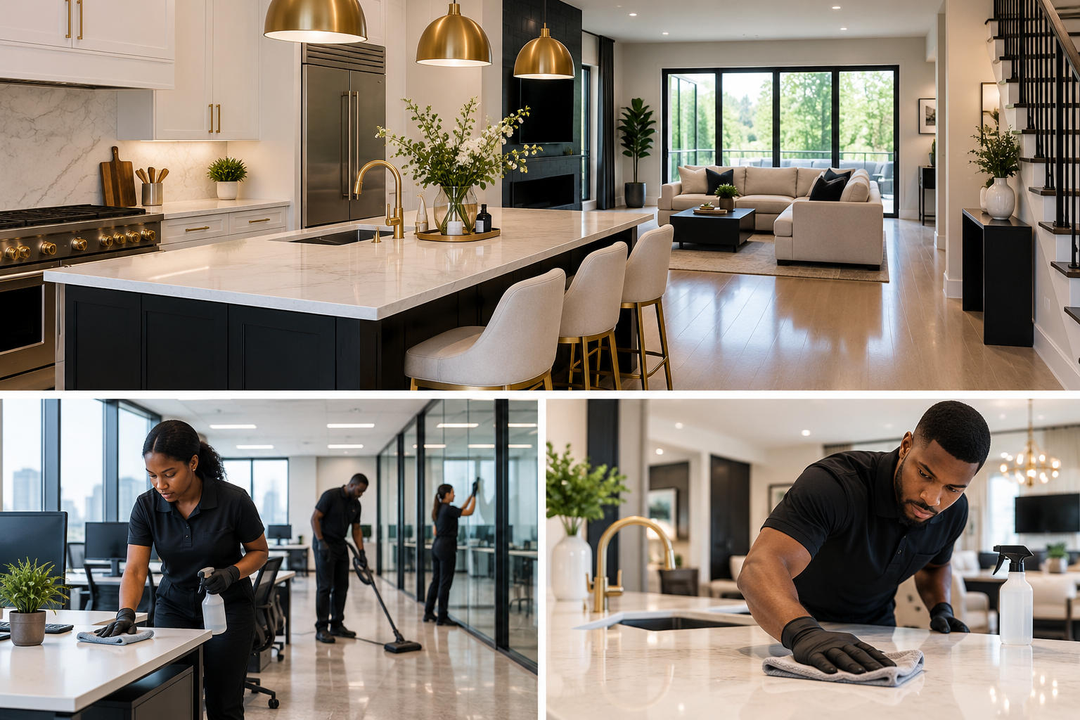 Professional residential and commercial cleaning